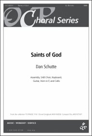 Saints of God SAB choral sheet music cover Thumbnail